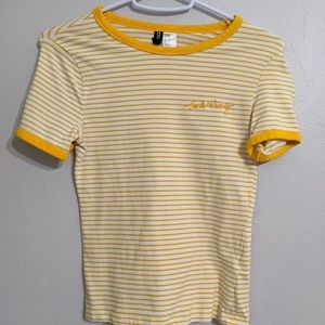 Yellow Stripe Tee